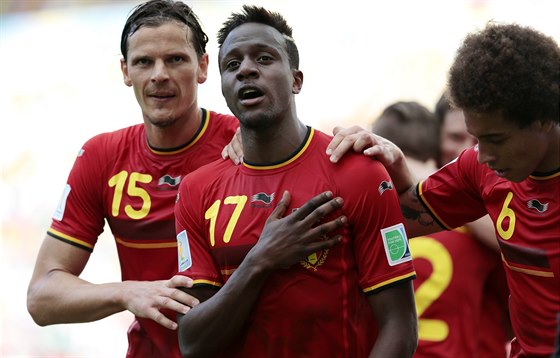 MَETE MI DKOVAT. Belgian Divock Origi slaví svj gól ze samého závru, jím...