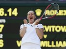 DOKÁZALA JSEM TO. Petra Kvitová otoila zápas s Venus Williamsovou a ve...