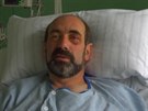 Speleolog Johann Westhauser podkoval z nemocnice zachráncm. (20. ervna 2014)