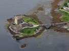 Hrad Eilean Donan Castle, Skotsko. Tento hrad patí k nejfotografovanjím...