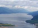Jezero Loch Aber smrem od jihu k Fort William