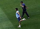 Uruguayský útoník Luis Suárez se na zaátku mistrovství svta po nedávné...