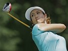 Americká golfistka Michelle Wieová pi US Open. 