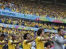 Braziltí fotbalisté nastoupili na hit ped osmifinále mistrovství svta ve...