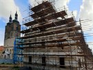 Vzorová obnova Národní kulturní památky Kláter premonstrát Teplá pokrauje.
