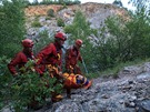 Speleologie, jesky���i, zran�n�, z�chrana, �raz, cvi�en�.