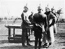 Taktická porada nmeckých dstojník (1914).