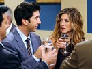 David Schwimmer a Jennifer Anistonová coby Ross a Rachel v seriálu Pátelé