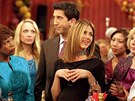 David Schwimmer a Jennifer Anistonová coby Ross a Rachel v seriálu Přátelé