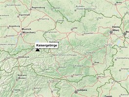 MAPA: Kaisergebirge