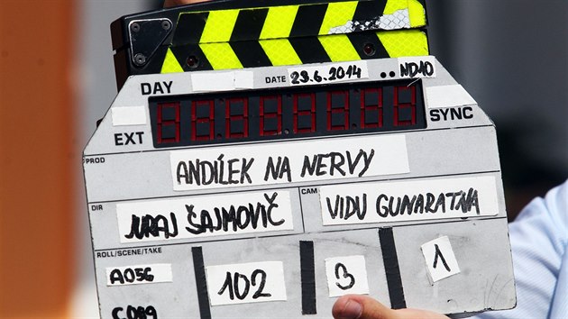 Z naten filmu Juraje ajmovie ml. Andlek na nervy v edhoti (23. ervna 2014).