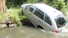 Fabii z eky Opavy vyproovaly dv jednotky hasi. (26.6.2014)