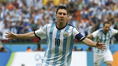 3. MESSI 0:1. Ve třetí minutě otevřel zápasové skóre Lionel Messi.