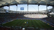 Stadion, na kterém se konal zápas mezi výcarskem a Francií