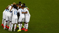 Hráči Hondurasu se hecují před zápasem s Ekvádorem