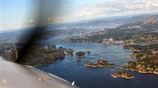 Zátoka a ostr�vky u m�sta Bergen