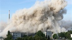 Demolice budovy OP Prostjov.