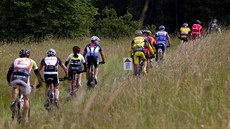 Momentka z Malevil Cupu, tetího závodu eského poháru v maratonu horských kol