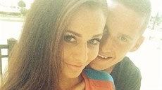 eská Miss 2012 Tereza Chlebovská a fotbalista Pavel Kadeábek