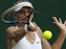 eská tenistka Tereza Smitková v osmifinále Wimbledonu nestaila na afáovou.