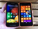 Nokia Lumia 630 a Motorola Moto E