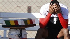 Kevin-Prince Boateng krátce p�ed svým nuceným odletem z mistrovství sv�ta v...