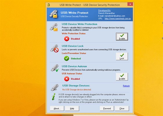 USB Write Protect