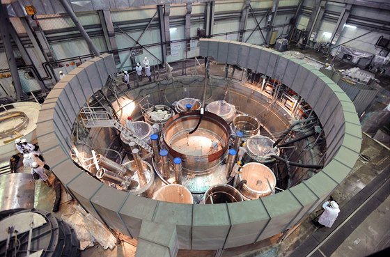 Pohled na reaktor BN-800
