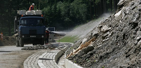 Provoz na dvou spojnicích se Slovenskem komplikují opravy. (Ilustraní snímek)