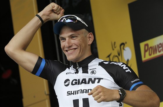 Marcel Kittel jako vítz tvrté etapy Tour de France