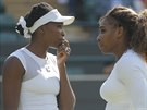 PŮJDE TO? Sestry Williamsovy musely odstoupit ze čtyřhry ve Wimbledonu kvůli...