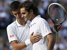 PROMI. Srbský tenista Novak Djokovi zmenoil získat Rogeru Federerovi...