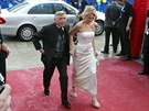 Karlovy Vary 2003: Luxusní mód propadla i novináka Olga Kelymanová (dnes...
