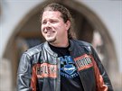 Jan Tou�imsk� p�ijel z Jistebnice do �esk�ch Bud�jovic na motorce Harley...