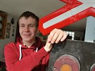 Osmnáctiletý Jan Oliva má v garái malé muzeum eleznice.