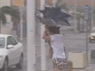 Tajfun zasáhl Okinawu.