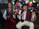 Gorale, kteí vyplovali odpoinek místním folklórem