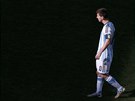 Argentinský kapitán Lionel Messi bhem osmifinále mistrovství svta