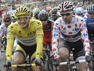 Na startu druhé etapy Tour de France si v Yorku dobe popovídali lutý Marcel...