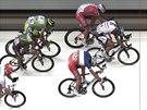 Marcel Kittel si jede pro vítzství ve tvrté etapy na Tour de France.