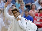 NASHLEDANOU NA FINÁLE! Roger Federer se louí s diváky po výhe v semifinále...