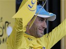 POPRVÉ VE LUTÉM. Italský cyklista Vincenzo Nibali se po vítzství ve druhé