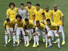BRAZÍLIE. Základní sestava pro tvrtfinále s Kolumbií.