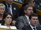 Britská princezna Eugenie a Jack Brooksbank na Wimbledonu (Londýn, 5. ervence...