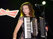 Herečka, zpěvačka, akordeonistka Natalia Tena