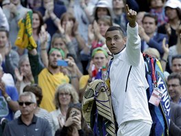 DKY VM! Tenista Nick Kyrgios z Austrlie dkuje za podporu fanoukm ve...