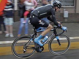 Chris Froome po svm prvnm pdu v pt etap Tour de France.
