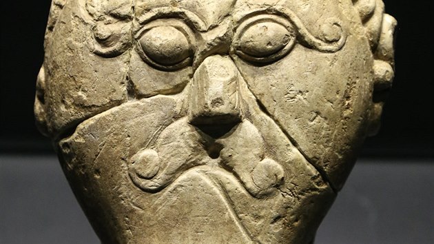 Stáří sochařského díla znázorňujícího hlavu Kelta se odhaduje na až 2 300 let.