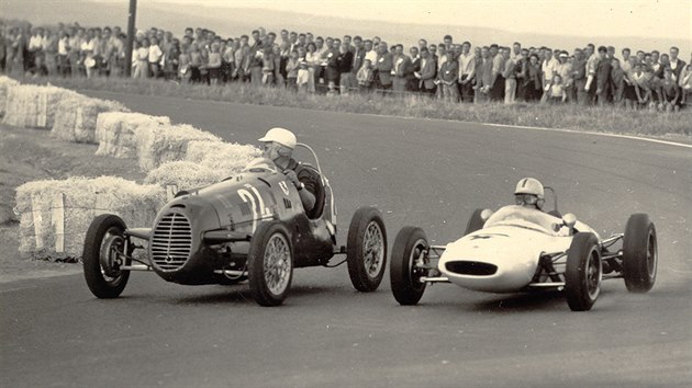 Cisitalia zptky v pvodn podob v roce 1962 na brnnsk Grand Prix, za volantem Vladimr Valenta