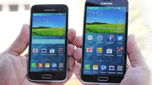 Samsung Galaxy S5 mini v porovnn se Samsungem Galaxy S5